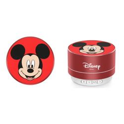 Portable wireless speaker 3W - Disney Mickey Mouse 001 Red
