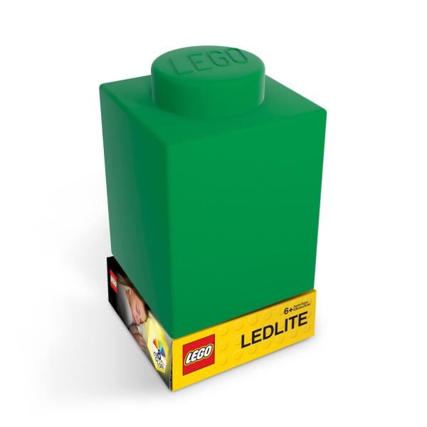 LEGO&reg; Classic - Legostein Nachtlicht aus Silikon - Farbe Gr&uuml;n