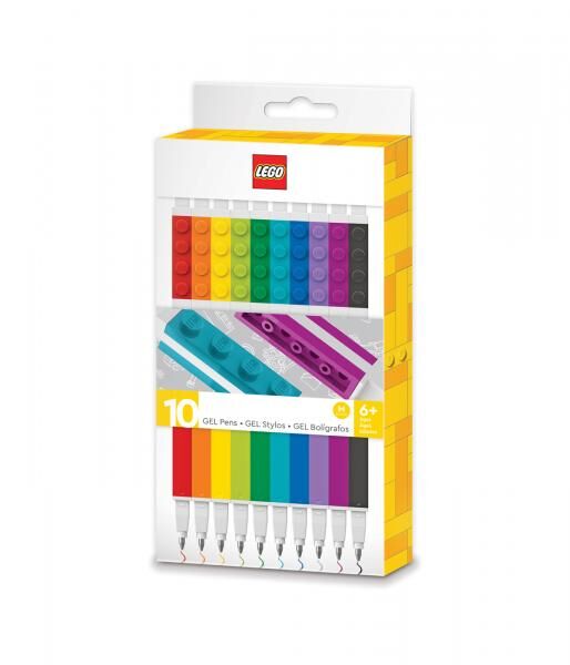 LEGO&reg; Gelstift - 10 verschiedene Farben