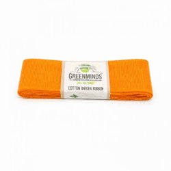 Greenminds Farbband Baumwolle orange 2 m