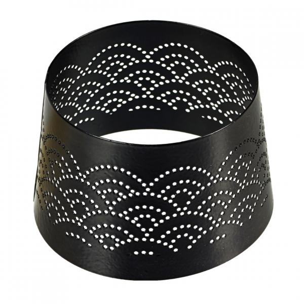 (R) Ersatzkappe für Kerzen Lace schwarz 8,5 cm