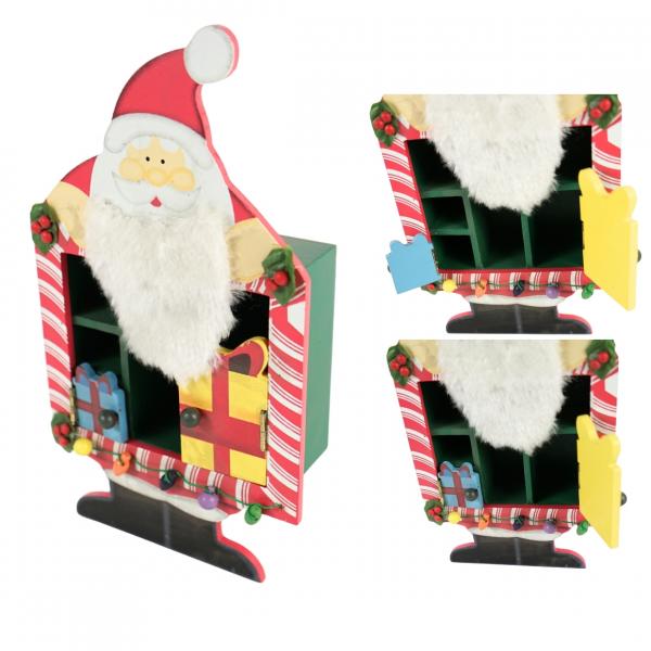 Geschenkschrank Santa Holz 25,5 cm
