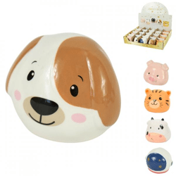 Money box 8 cm 5 assorted