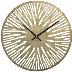 PTMD wandklok Derandi goudkleurig 59 cm