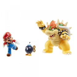Nintendo Super Mario - Bowser vs. Mario figurine set