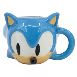 Sonic - Head 3D Tasse 