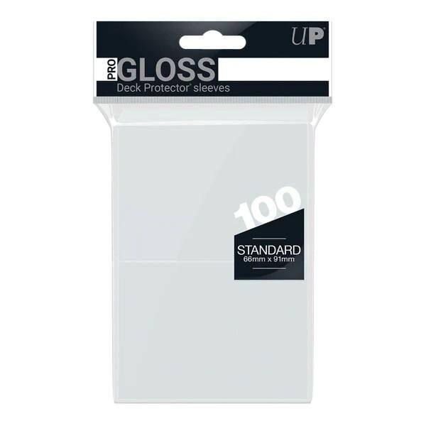 Clear PRO-Gloss Standard Deck Protector Sleeves (100)