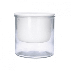 Blumentopf Malga selbstbewässernd weiß 12,5 cm