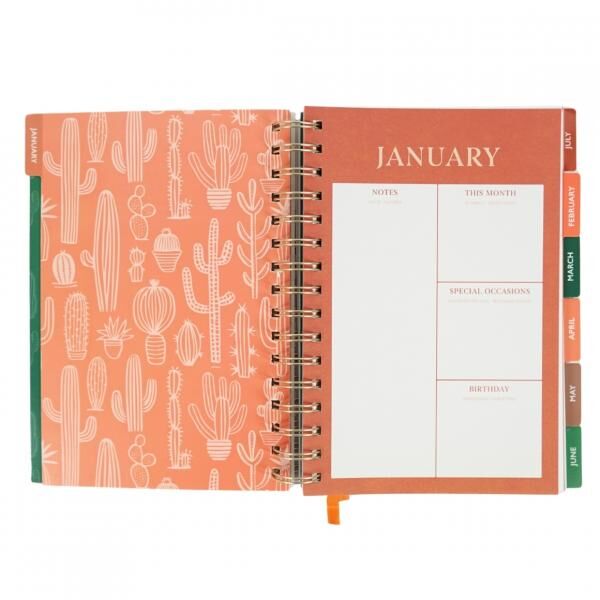 Terminkalender 2026 A5 3fach sortiert