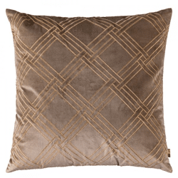 PTMD Kissen Cerine braun 60 x 60 cm