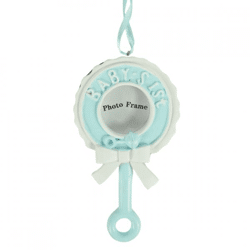 Wilko Christmas hanger picture frame rattle 10.5 cm