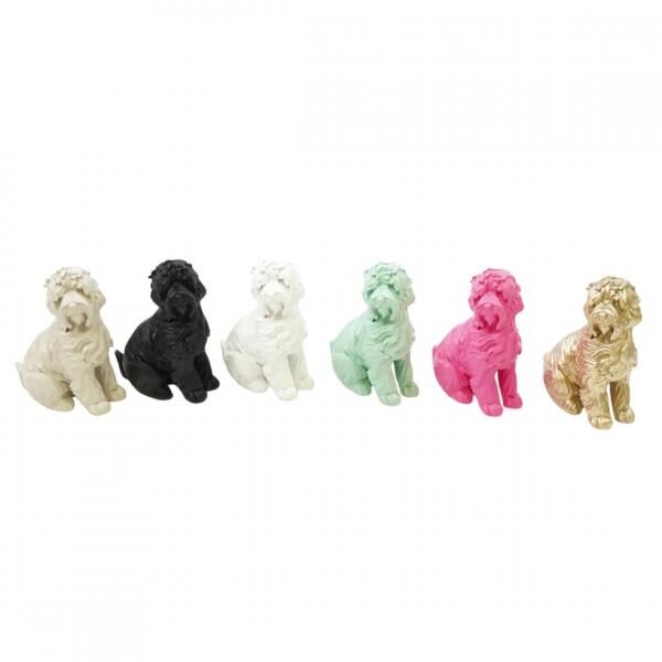Housevitamin Statue Labradoodle Hund beige 10,5 cm