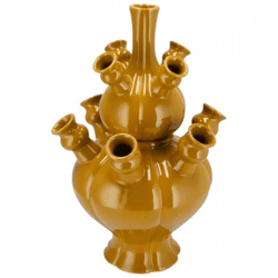 Vase Rotterdam braun 2-teilig 46 cm