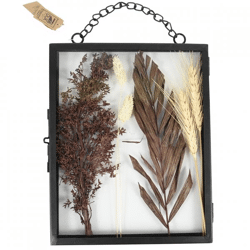 Photo frame Dried Flowers antique black 20 x 25 cm