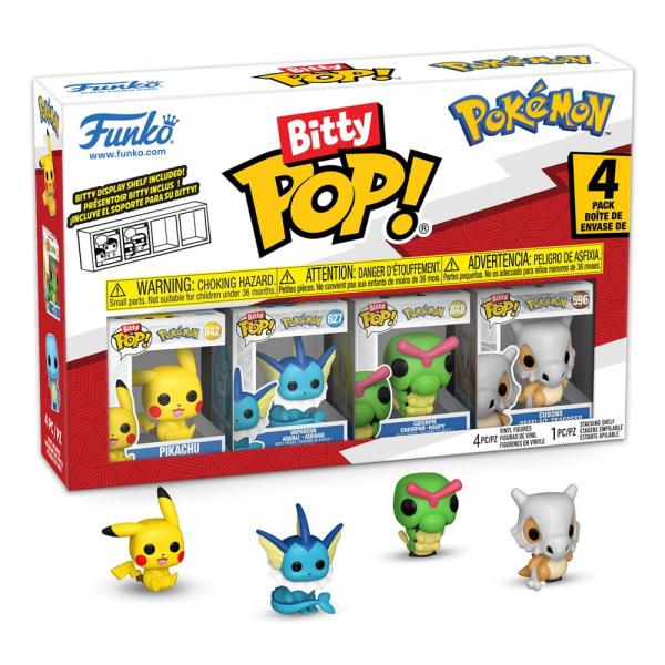 Funko 81132 - Bitty POP - Pok&eacute;mon - Serie 1 - 4er Pack