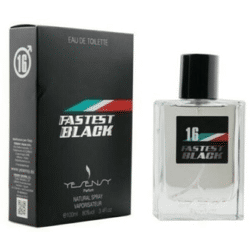 Eau de Toilette for men 100 ml Fastest Black - Yesensy