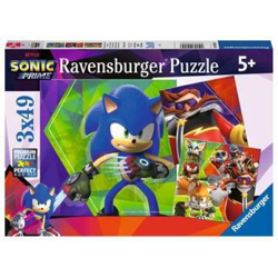 The adventures of Sonic - jigsaw puzzle - 3 x 49 pieces