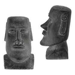 Moai head, Design 1, ca.43cmH