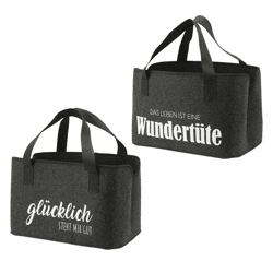Filztasche, 2/s, 40x26,5x21cm 