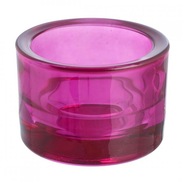 (R) Spaas Teelichthalter rosa 8,5 cm.