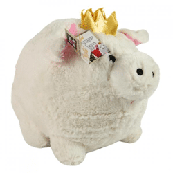 Soft toy Funky Piggy white 30 cm