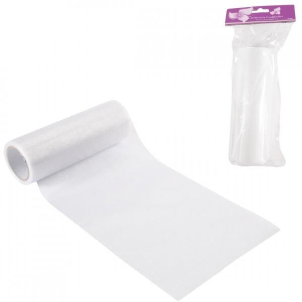 Organza auf Rolle weiß 15 cm x 10 m