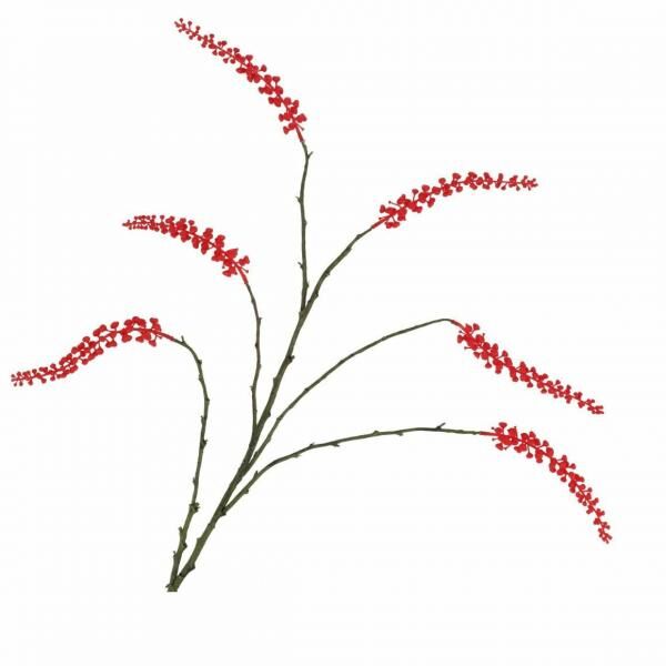 Künstlicher Zweig Beeren rot 115 cm