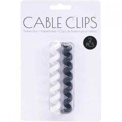 Kabelbinder schwarz/weiß 10 cm 2er Set