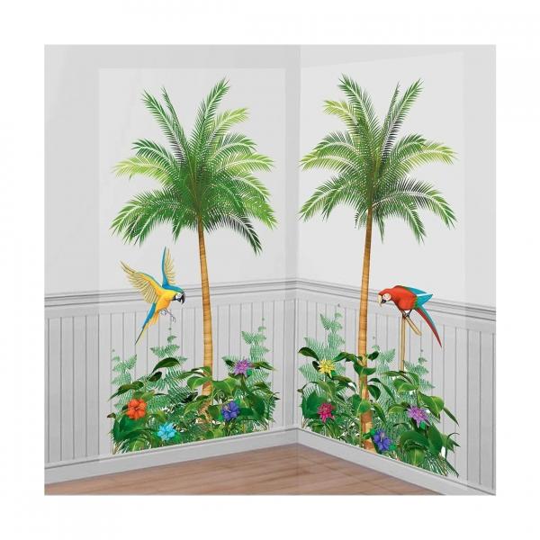 Wanddekoration Poster Tropical 165 cm Satz von 2