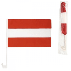 Autovlag Oostenrijk 29 x 45 cm