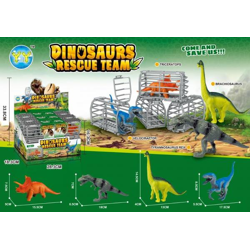 Dinosaurier im Käfig Dinosaurus Rescue Team