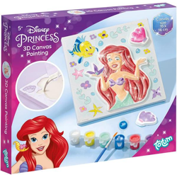 Totum - Disney Princess 3D-Leinwand-Gipsguss-Malset