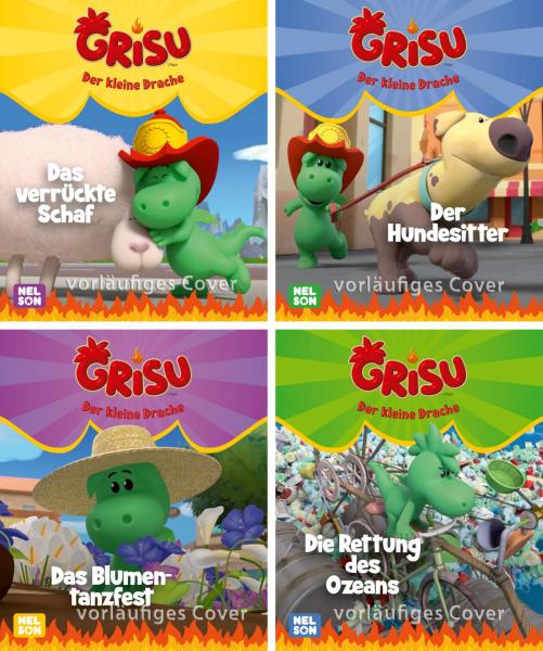 Grisu - Der kleine Drache 1-4 - 24 Mini-B&uuml;chlein im Display