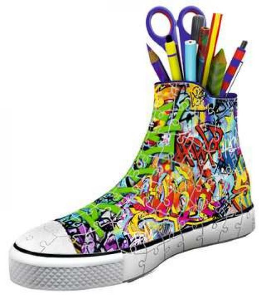 Sneaker Graffiti - 3D Puzzle - 108 Teile