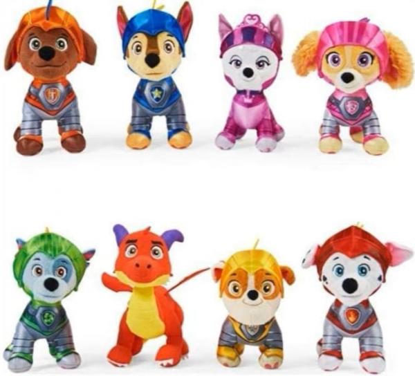 Paw Patrol - Pl&uuml;schfiguren 8-fach sort.