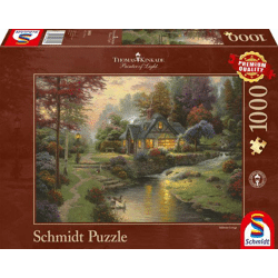 Thomas Kinkade - Friedliche Abendstimmung - 1000 Teile Puzzle