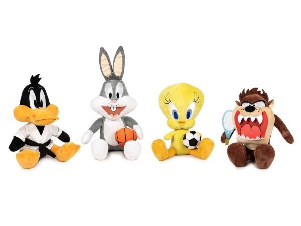 Looney Tunes - Sport Pl&uuml;sch - 7-fach sortiert - 40 - 49 cm