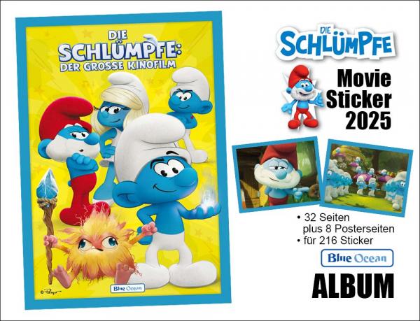 Die Schl&uuml;mpfe &ndash; Movie 2025 Sticker &ndash; ALBUM