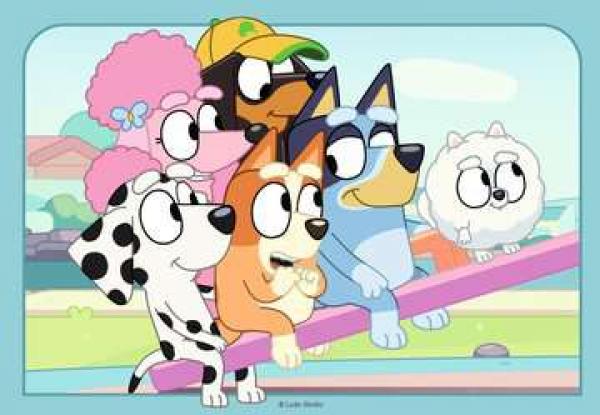 Spa&szlig; mit Bluey - Puzzle - 2 x 12 Teile