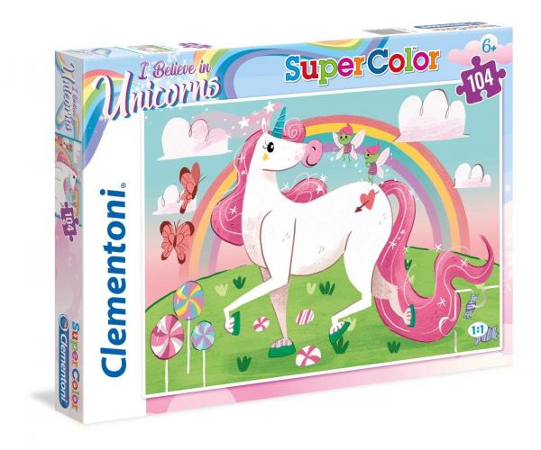 Clementoni 27109 - 104 pieces jigsaw puzzle - Unicorns - Unicorns