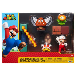 Super Mario - Lava Schloss Spielset - Sammelfigur 6 cm