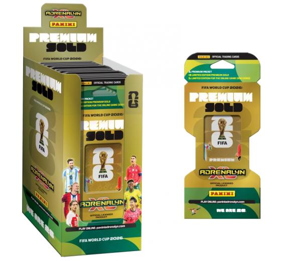 FIFA World Cup 2026 Adrenalyn XL - Premium Gold Flow Pack Box (10)