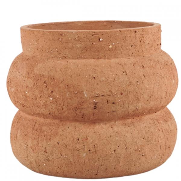 Bloempot Bubble Junior roestkleurig 22 cm