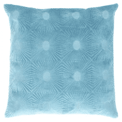 Unique Living kussen Nela jeans blue 45 x 45 cm