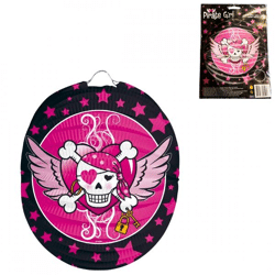 Folat lampion Pirate Girl 22 cm