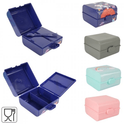 Lunchbox 14 cm 4 assorti B-keus