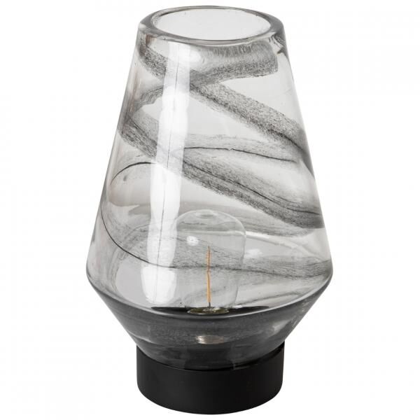 PTMD Tischlampe Celester LED auf Batterie schwarz 23.5