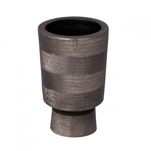 PTMD Blumentopf Erga Aluminium S grau 30 cm