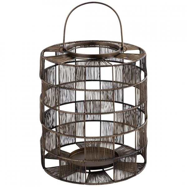 PTMD Laterne Stenn L Metall Messing 35 cm