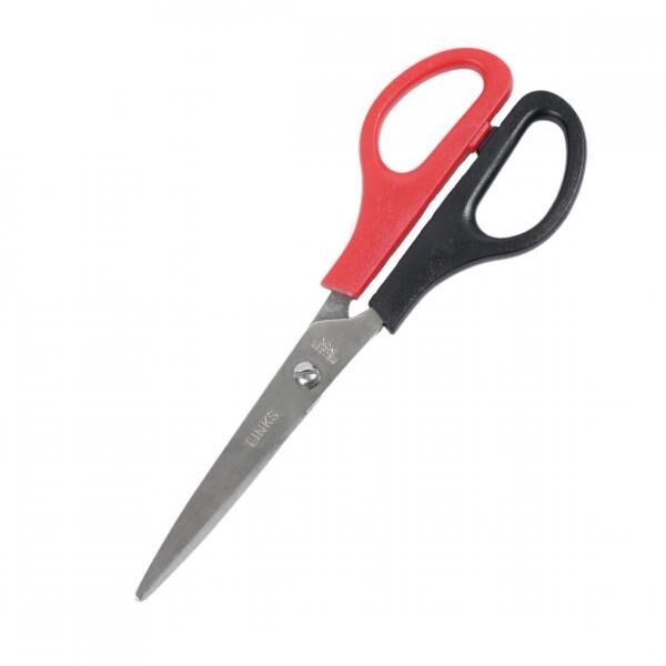 Reuser Schere Linkshänder rot schwarz 16 cm 2 sortiert